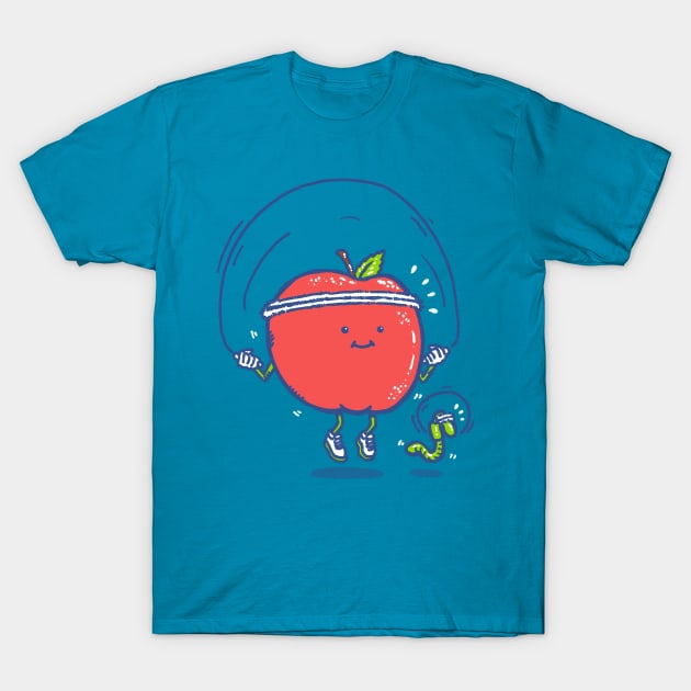 Wellness Apple T-Shirt by nickv47